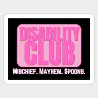 Disability Club Sticker